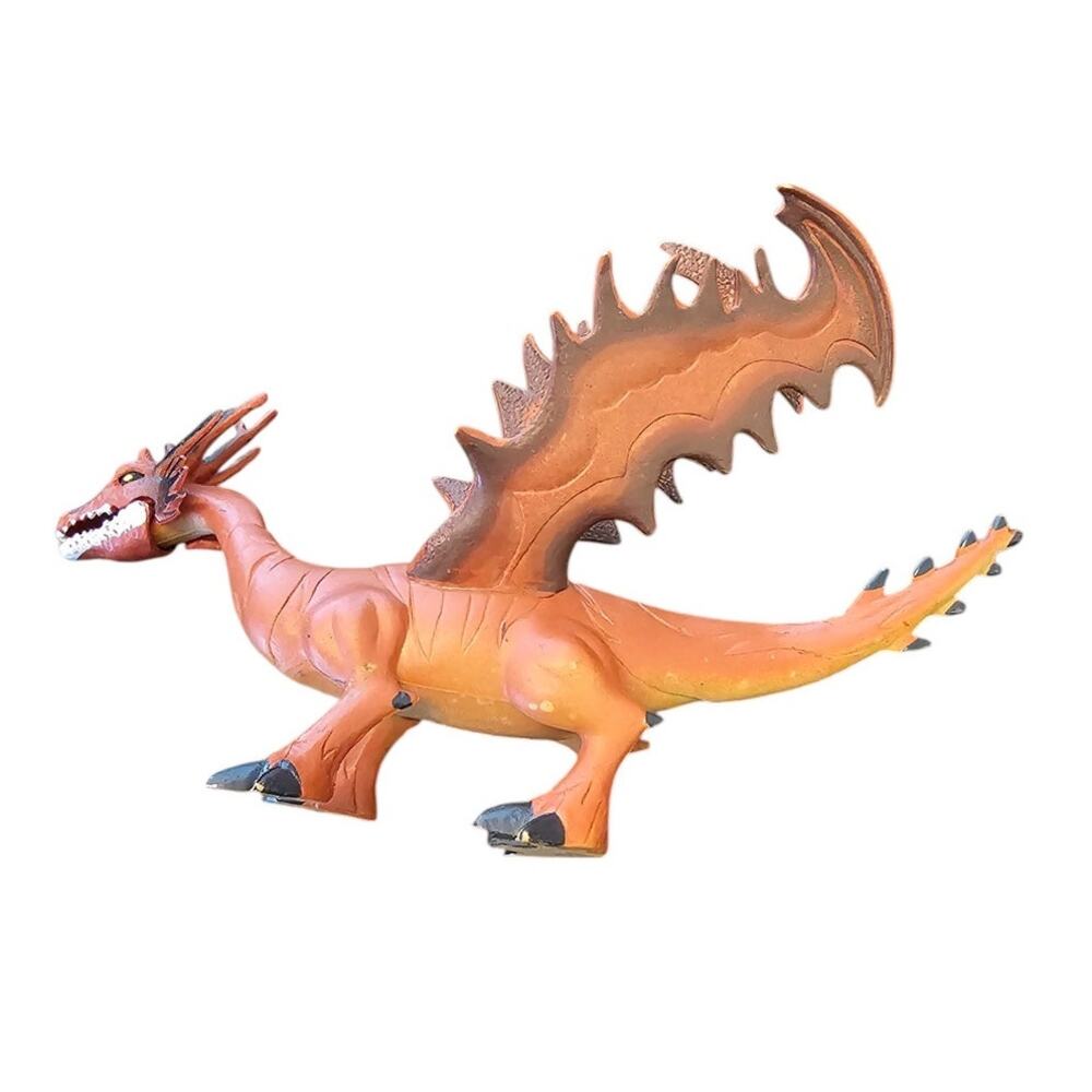 Wolverine Holding Chomping Giants Dragon Red Fantasy Dragon Action Figure